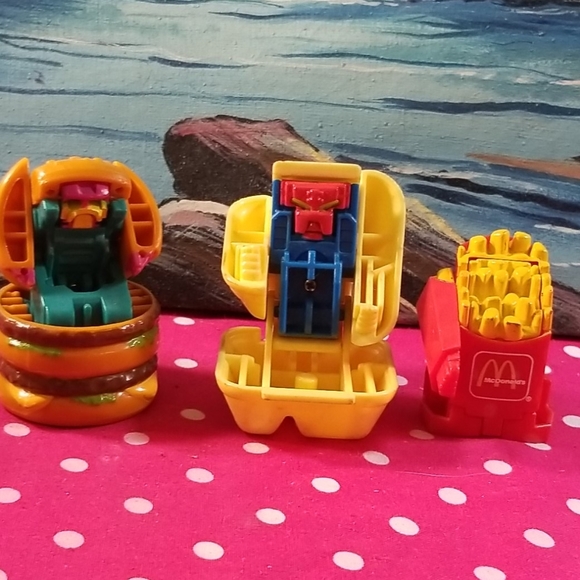 Vintage McDonald's transformers toys 1987 collecti